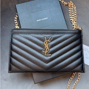 YSL monogram clutch / crossbody bag